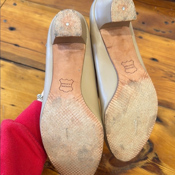 Vintage Capezio dance tan heels size 9.5 fits like 8.5 - Picture 4 of 8